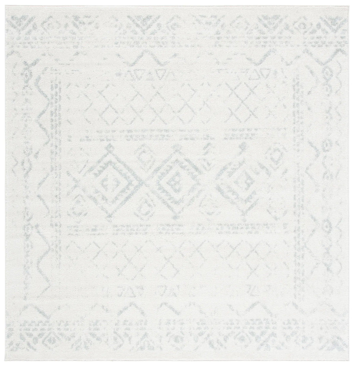 Safavieh Tulum 6'-7" x 6'-7" Rug in Ivory / Light Grey
