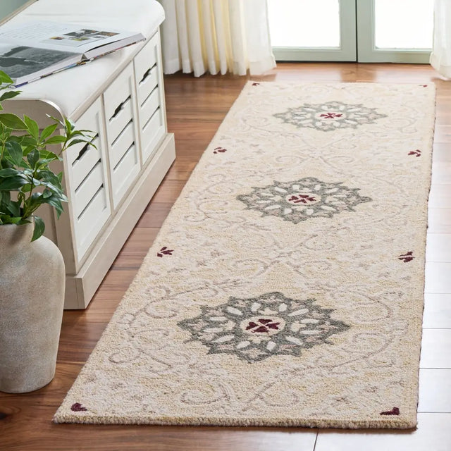 Safavieh Metro 2'-3" x 8'-0" Rug in Beige / Ivory