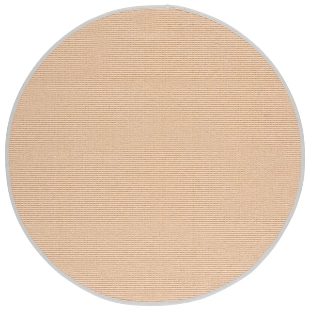 Safavieh Napa Performance Sisal 6'-0" x 6'-0" Rug in Maize / Beige
