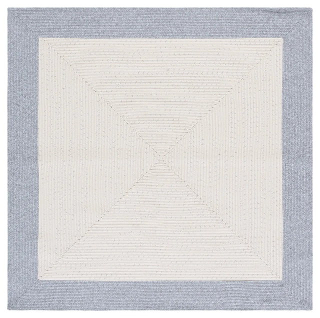 Safavieh Braided 5'-0" x 5'-0" Rug in Ivory / Grey