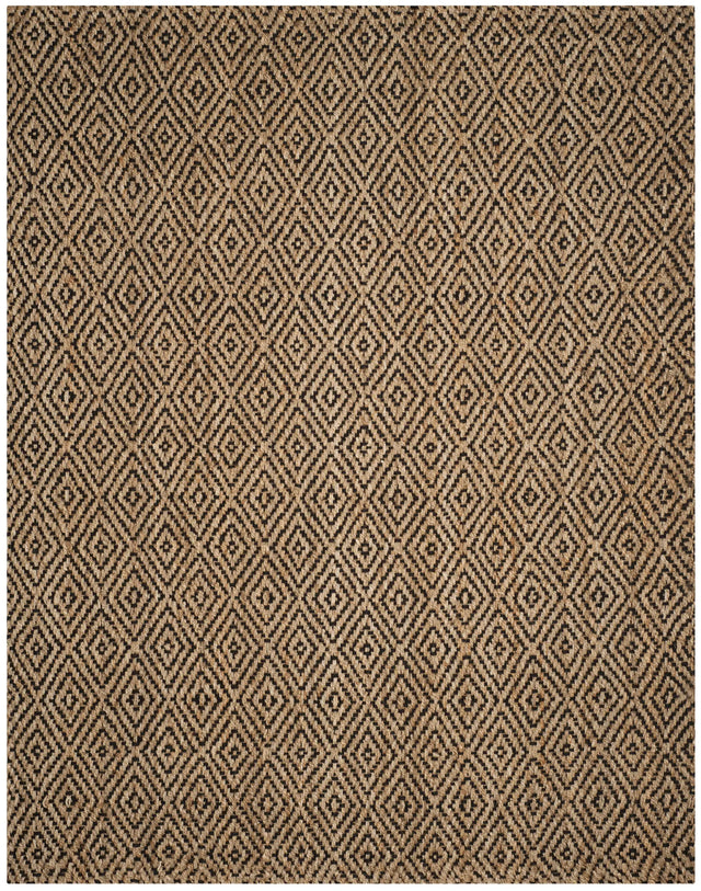 Safavieh Natural Fiber 10'-0" x 14'-0" Rug in Natural / Black