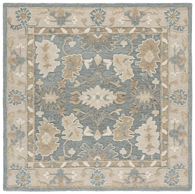Safavieh Ebony 6'-0" x 6'-0" Rug in Grey / Beige