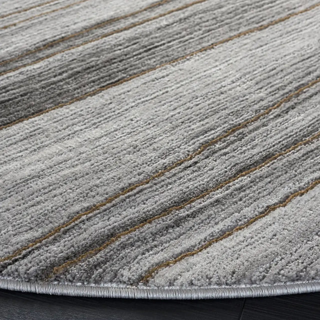 Safavieh Craft 6'-7" x 6'-7" Rug in Grey / Gold
