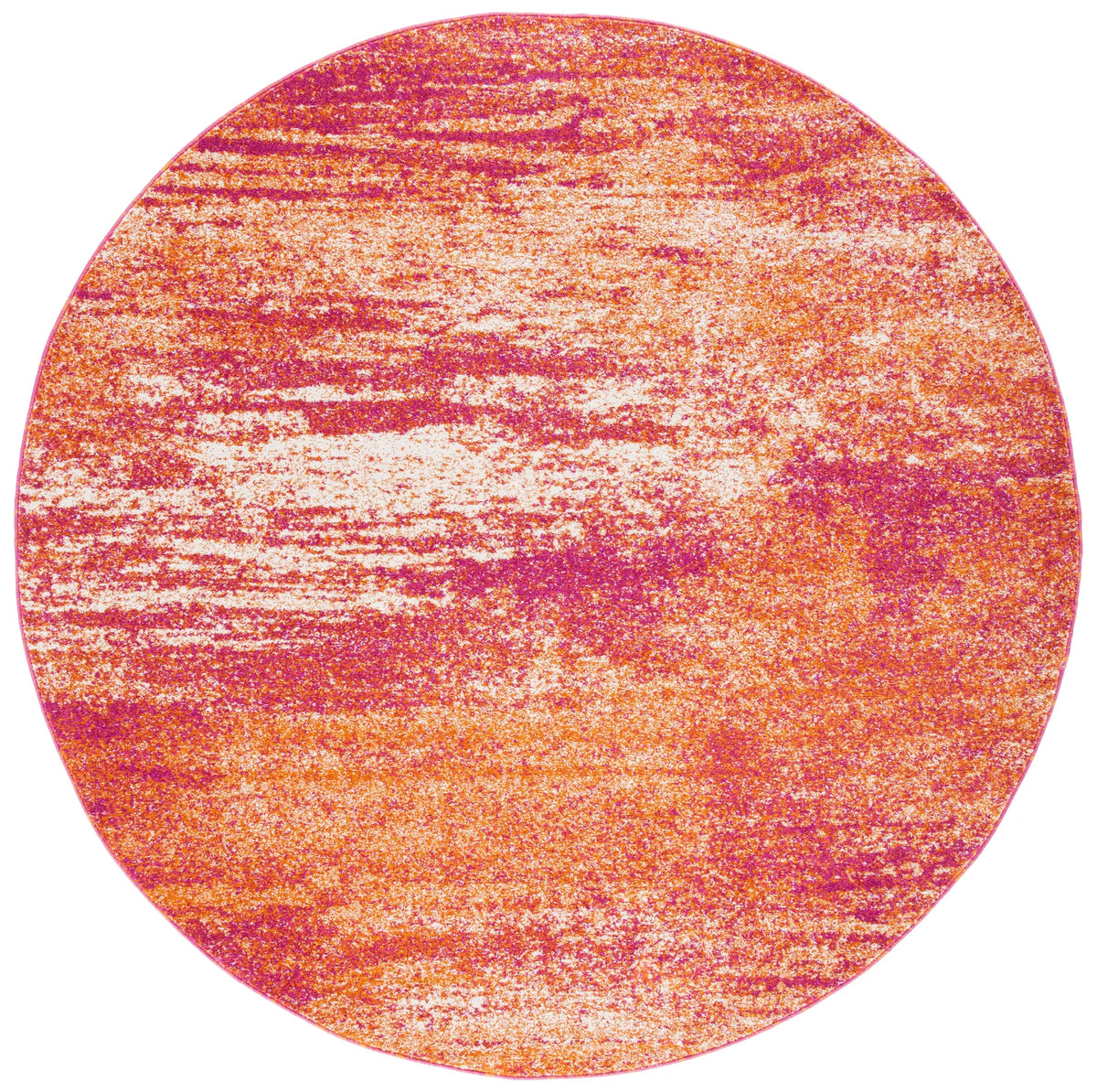 Safavieh Evoke 6'-7" x 6'-7" Rug in Ivory / Orange
