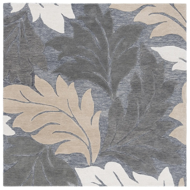 Safavieh Jardin 6'-0" x 6'-0" Rug in Grey / Beige