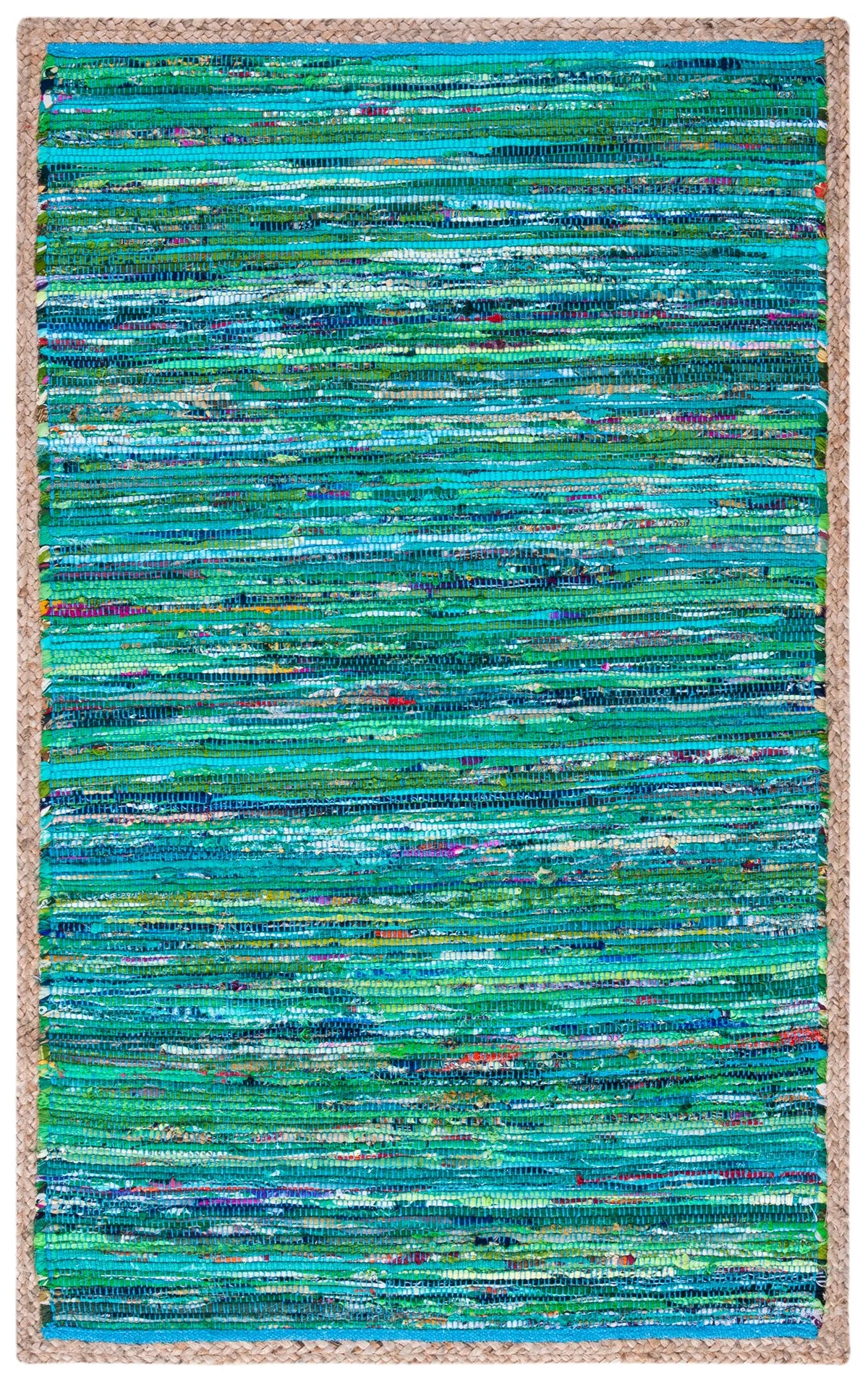 Safavieh Montauk 3'-0" x 5'-0" Rug in Green / Natural