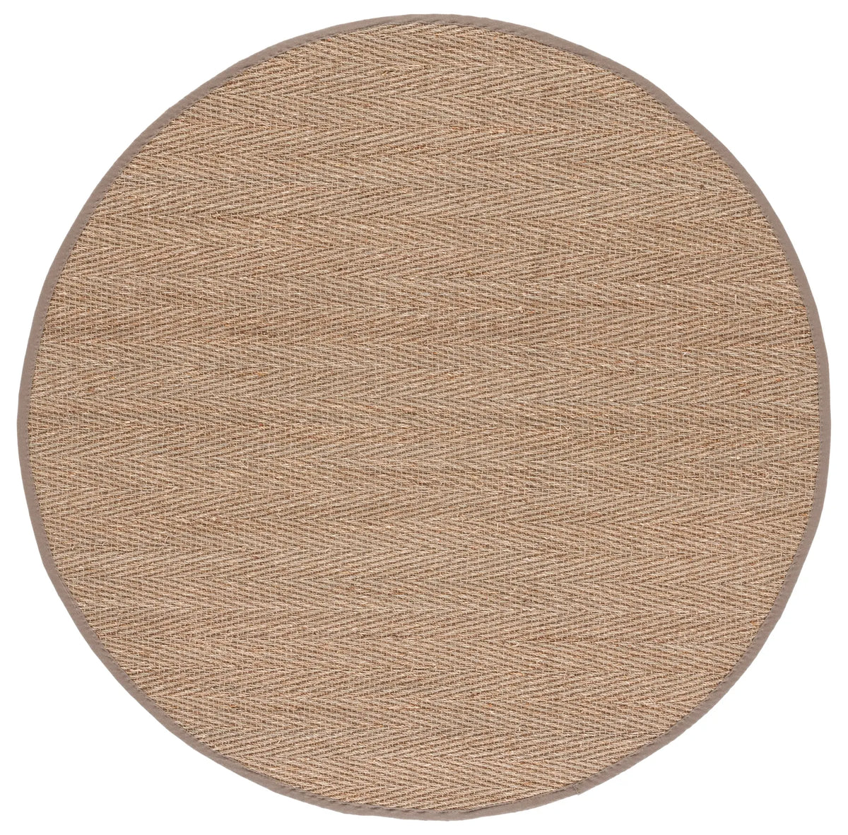 Safavieh Natural Fiber 6'-0" x 6'-0" Rug in Natural / Grey