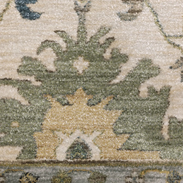 Oriental Weavers Sphinx ELIANA ELI10 Ivory Floral Rugs - room scene 2