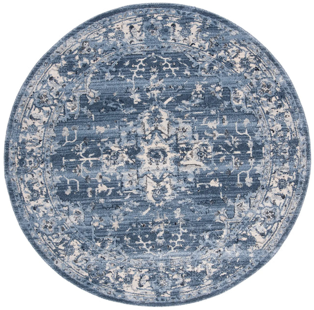 Safavieh Charleston 10'-0" x 10'-0" Rug in Navy / Creme