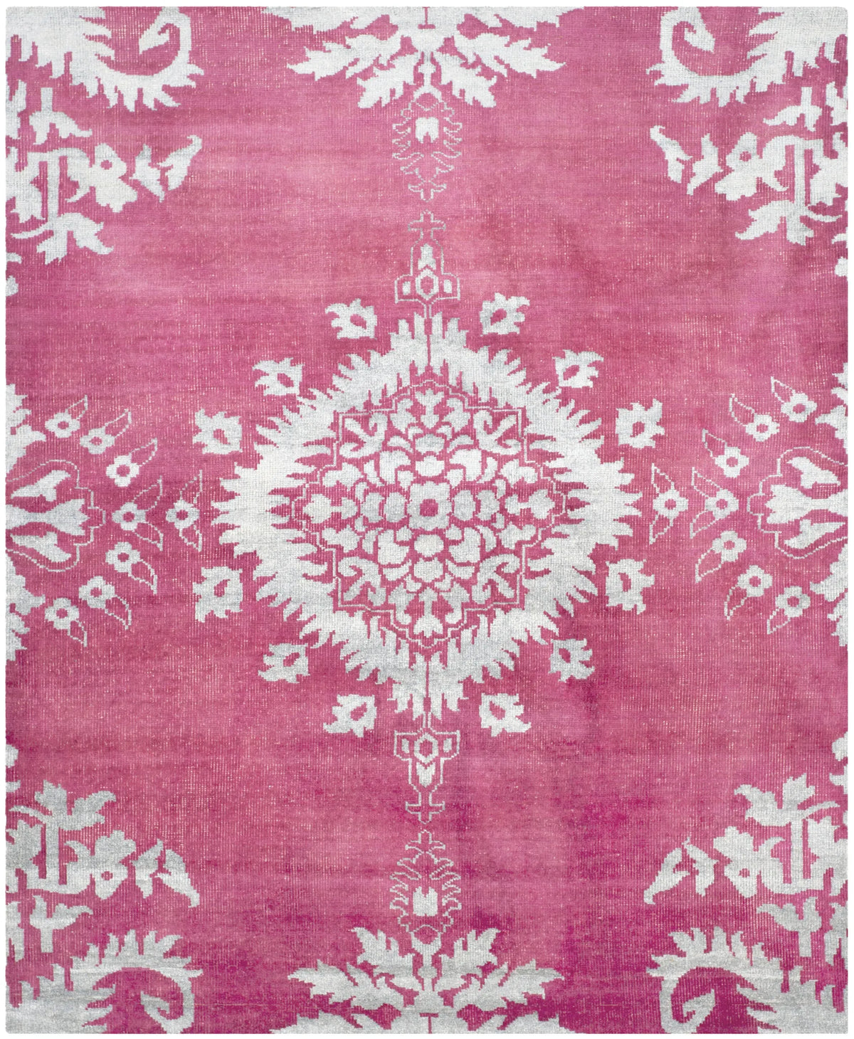 Safavieh Stone Wash 10'-0" x 14'-0" Rug in Fuchsia