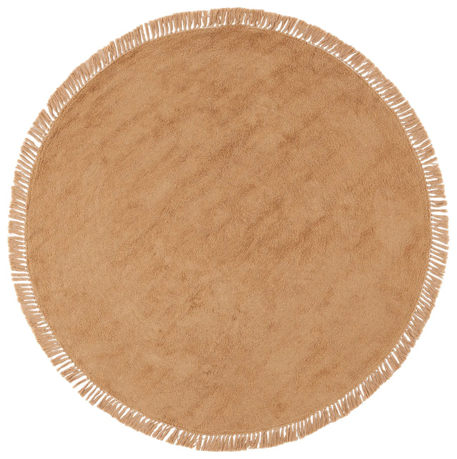 Safavieh Easy Care 6'-0" x 6'-0" Rug in Light Brown