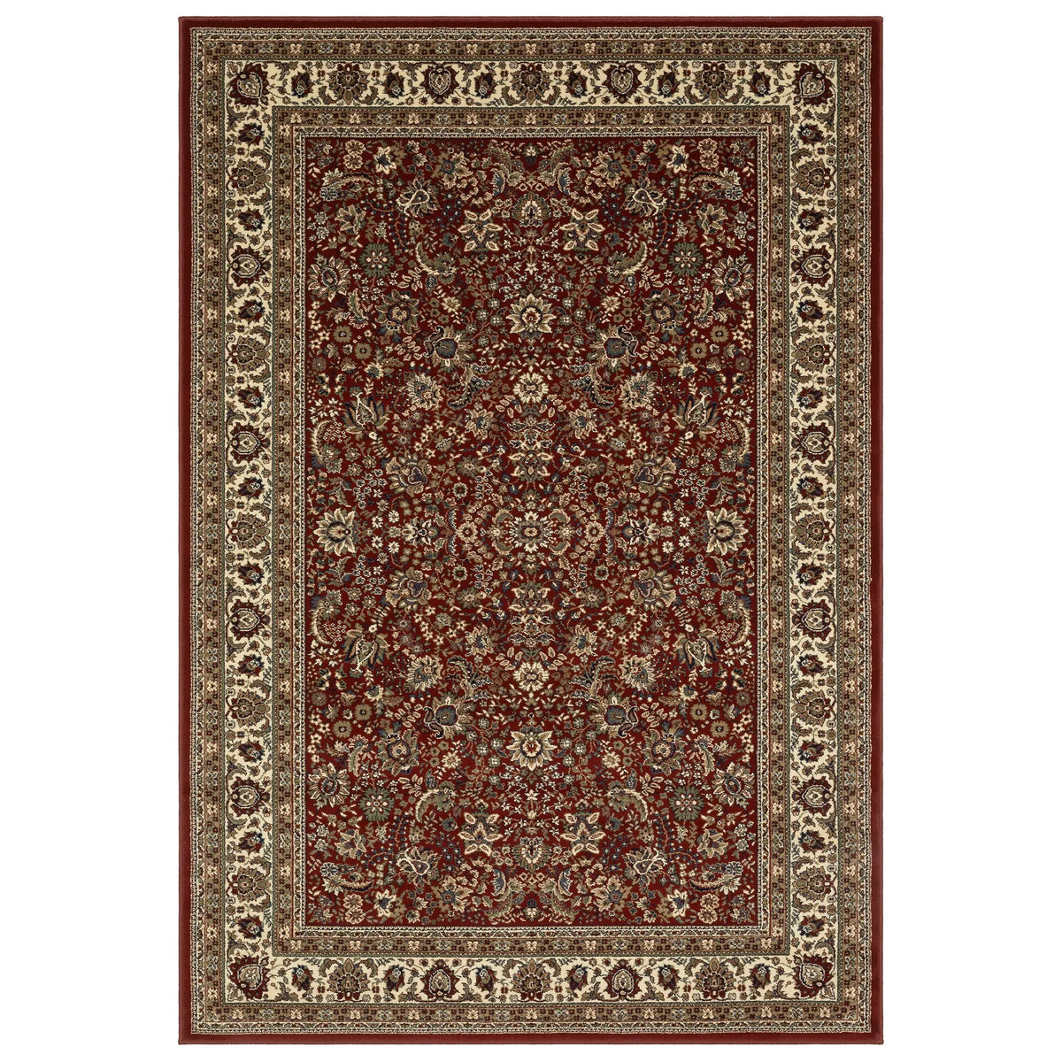 Oriental Weavers Sphinx Ariana 113r3 Red / Ivory Rugs - main flat