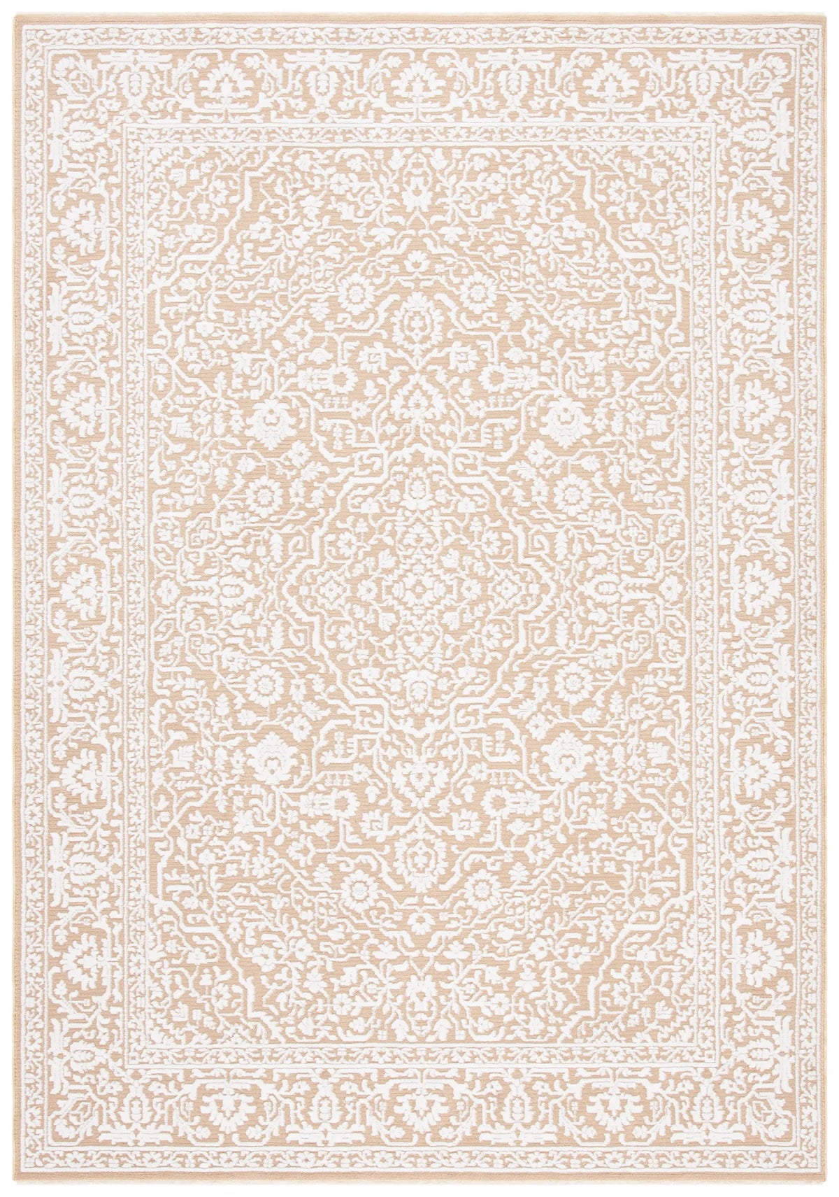 Safavieh Martha Stewart Sabrina 4'-0" x 6'-0" Rug in Gold / Ivory