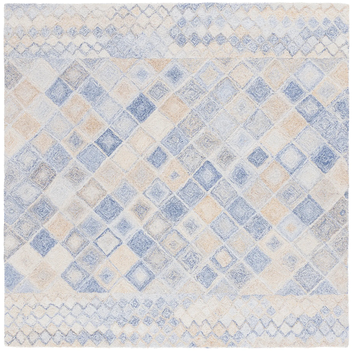 Safavieh Abstract 6'-0" x 6'-0" Rug in Blue / Grey