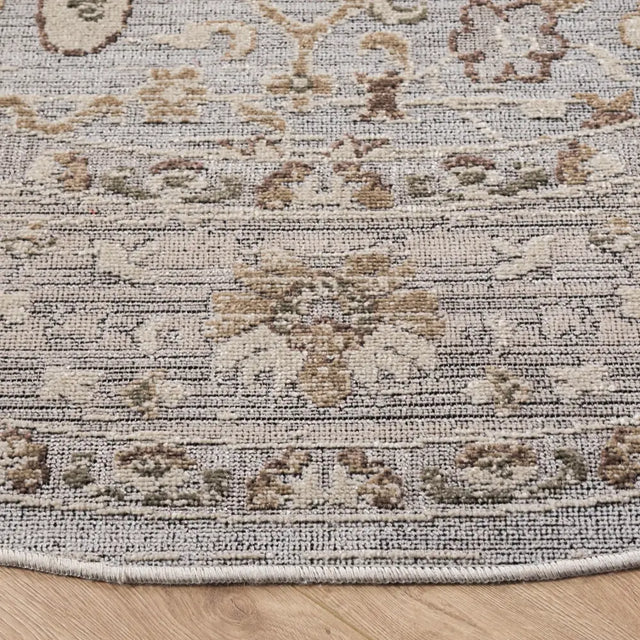 Safavieh Miranda 6'-6" x 6'-6" Rug in Grey / Ivory Beige