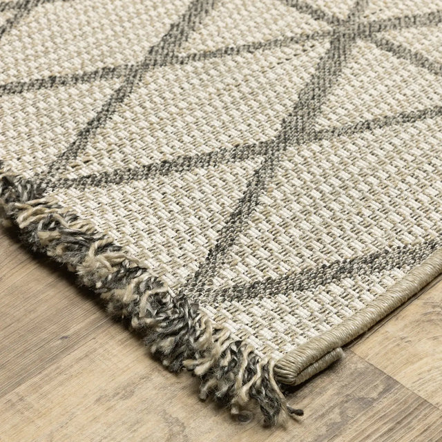 Oriental Weavers Sphinx Gillian 1331V Black Rugs - corner detail