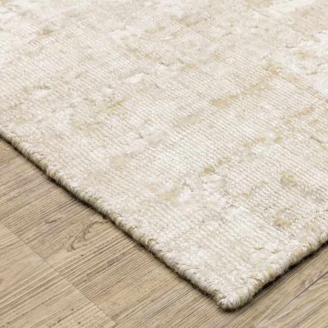Oriental Weavers Sphinx Solstice SLS04 Beige Rugs - corner detail