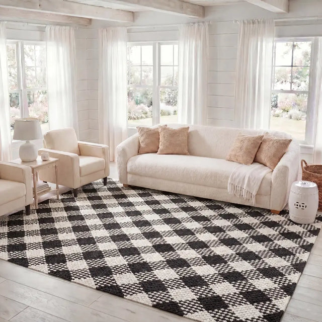 Safavieh Natural Fiber Couture 8'-0" x 10'-0" Rug in Ivory / Black