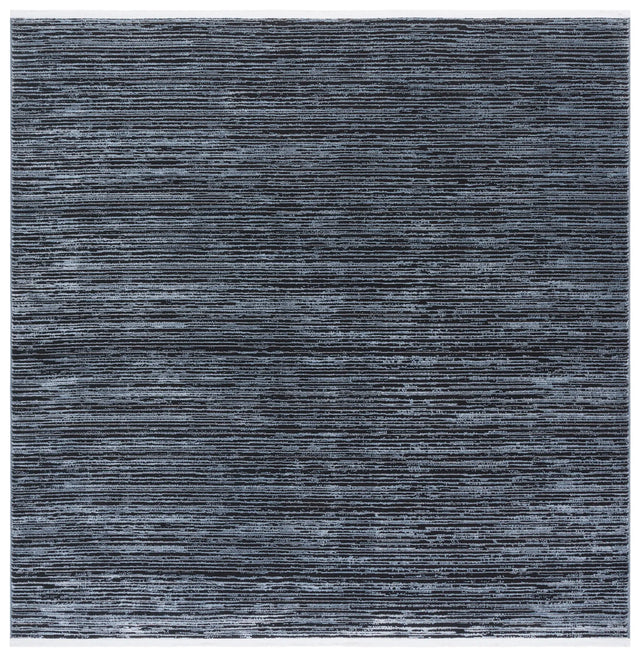 Safavieh Mila 6'-7" x 6'-7" Rug in Light Blue / Black
