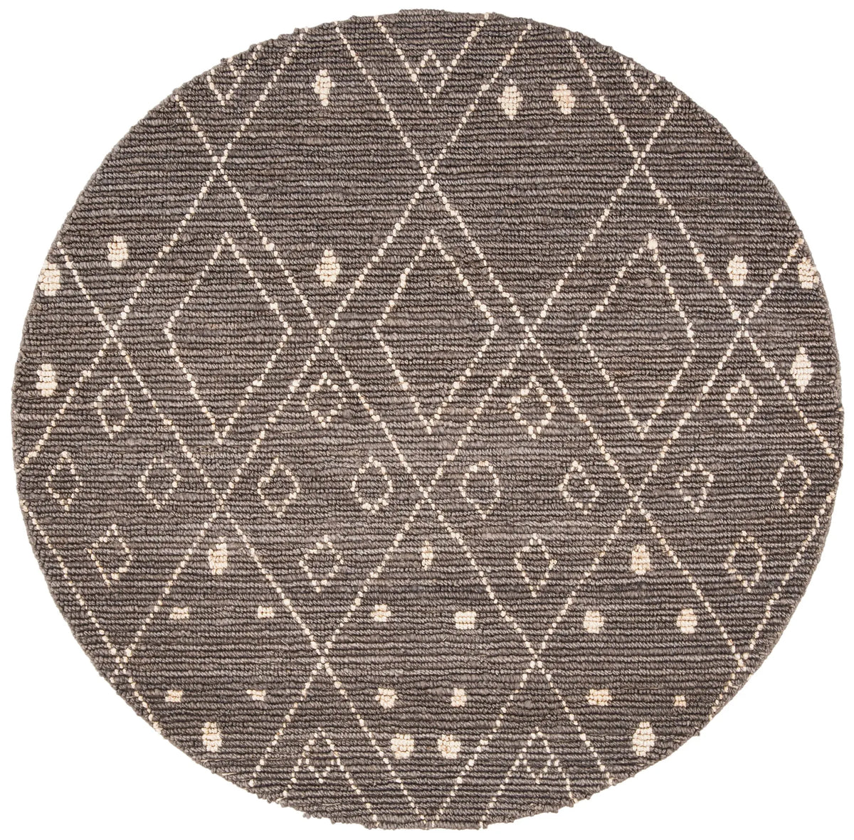 Safavieh Bohemian 6'-0" x 6'-0" Rug in Grey / White