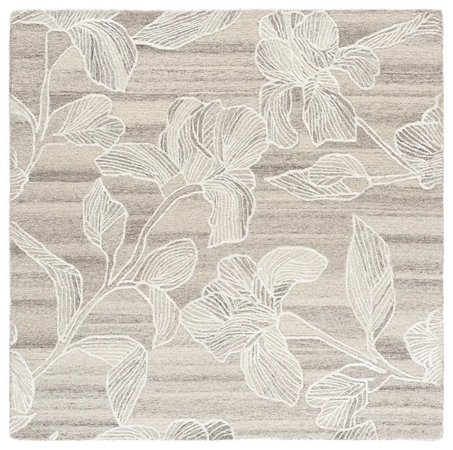 Safavieh Glamour 6'-0" x 6'-0" Rug in Light Brown / Ivory