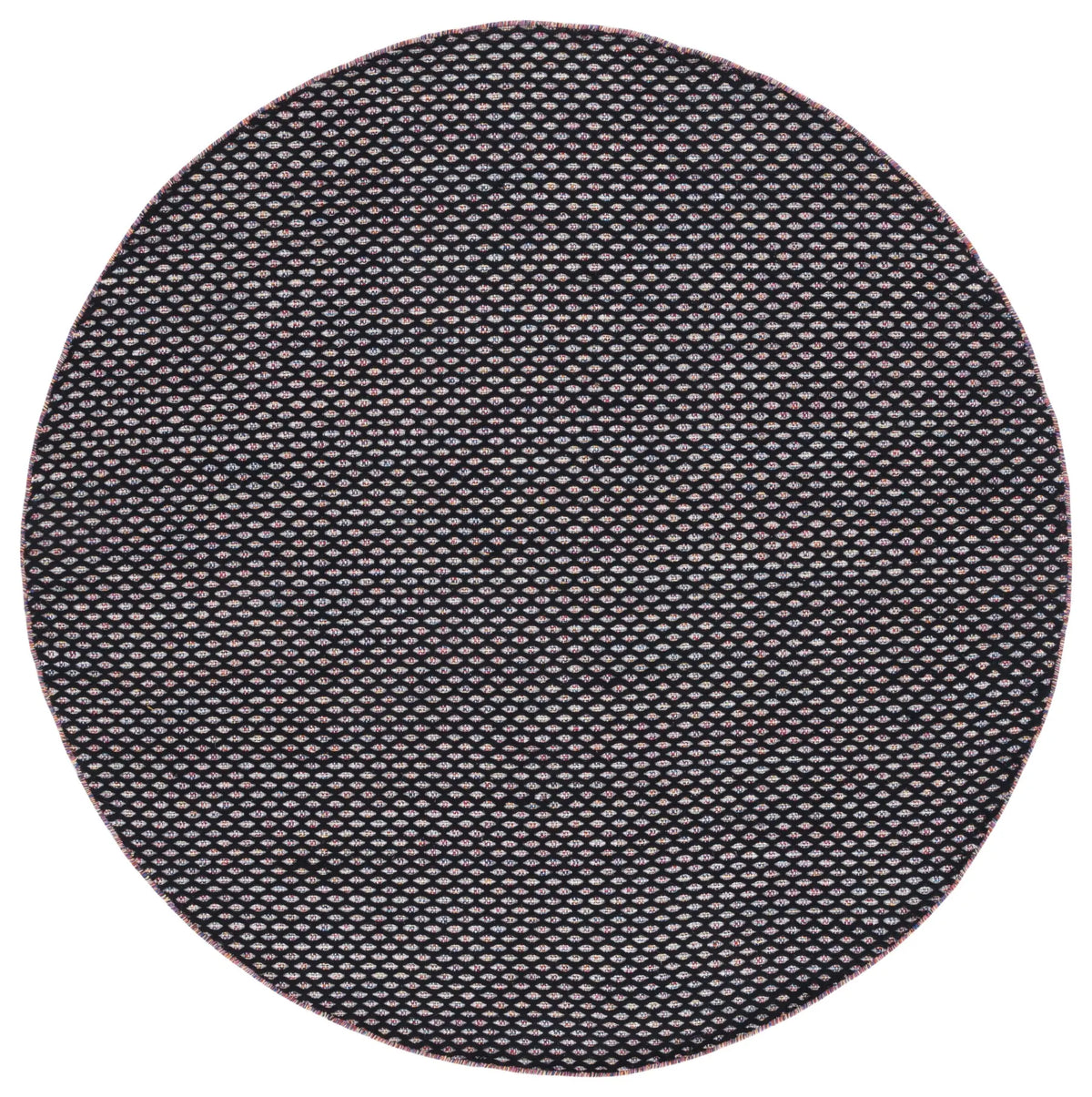 Safavieh Montauk 6'-0" x 6'-0" Rug in Black / Ivory