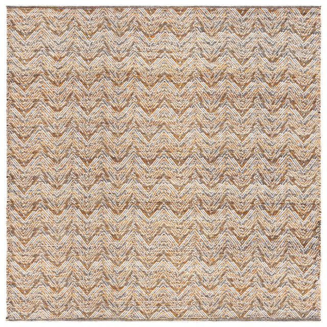 Safavieh Kilim 6'-0" x 6'-0" Rug in Gold / Black