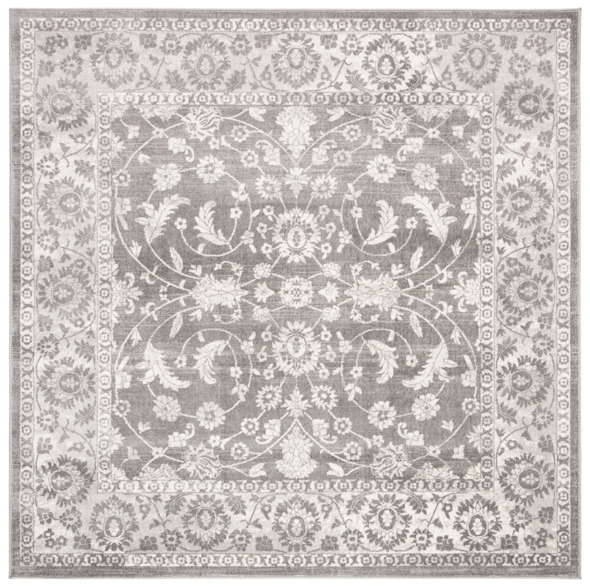 Safavieh Brentwood 6'-7" x 6'-7" Rug in Cream / Grey