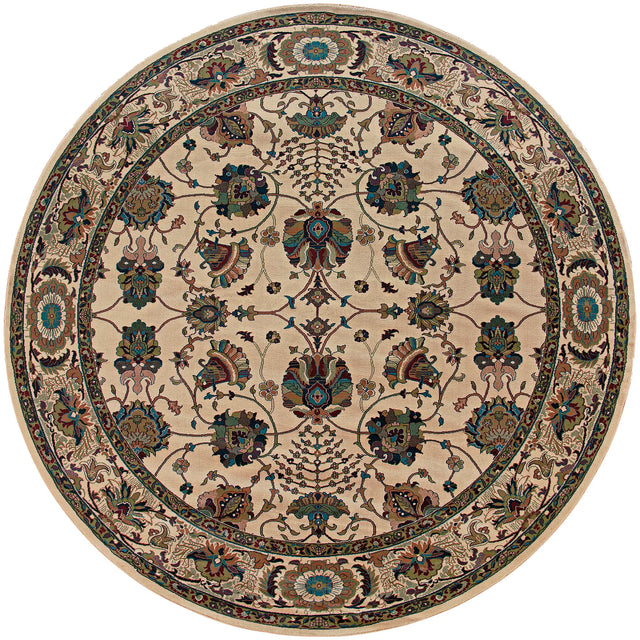 Oriental Weavers Sphinx Ariana 431o3 Ivory / Red Rugs - main flat