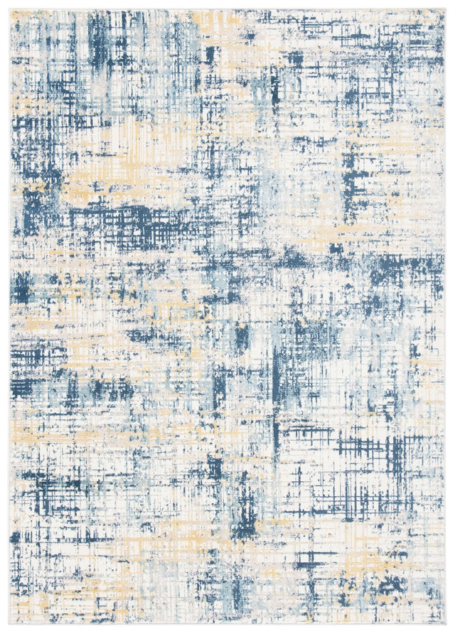 Safavieh Skyler 4'-5" x 6'-5" Rug in Navy / Gold