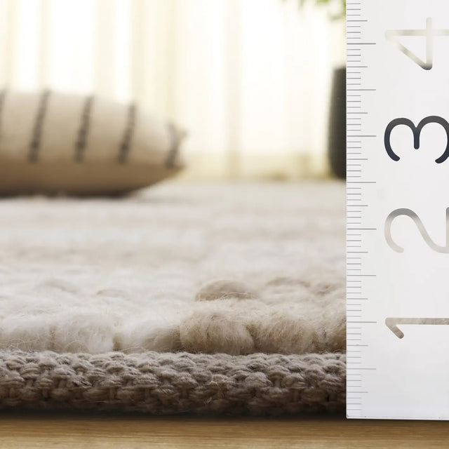 Safavieh Natura 4'-0" x 6'-0" Rug in Taupe / Ivory