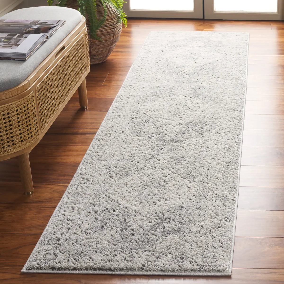 Safavieh Luna 2'-2" x 9'-0" Rug in Grey / Ivory