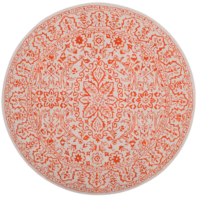 Safavieh Glamour 6'-0" x 6'-0" Rug in Grey / Rust