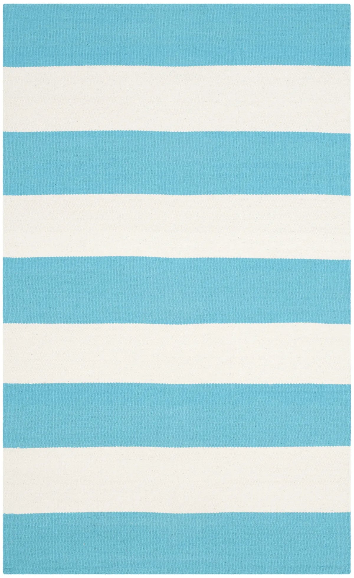 Safavieh Montauk 2'-6" x 4'-0" Rug in Turquoise / Ivory