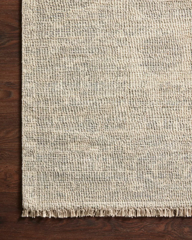 Loloi Priya Pry-04 Ivory/Grey Rugs - corner on wood