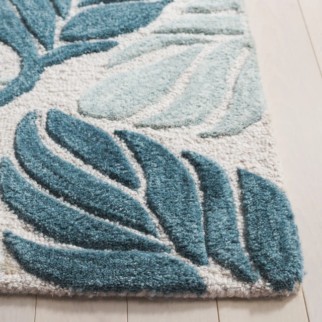 Safavieh Jardin 2'-3" x 9'-0" Rug in Blue / Ivory