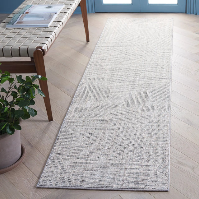 Safavieh Martha Stewart Serenity 2'-2" x 8'-0" Rug in Grey / Ivory