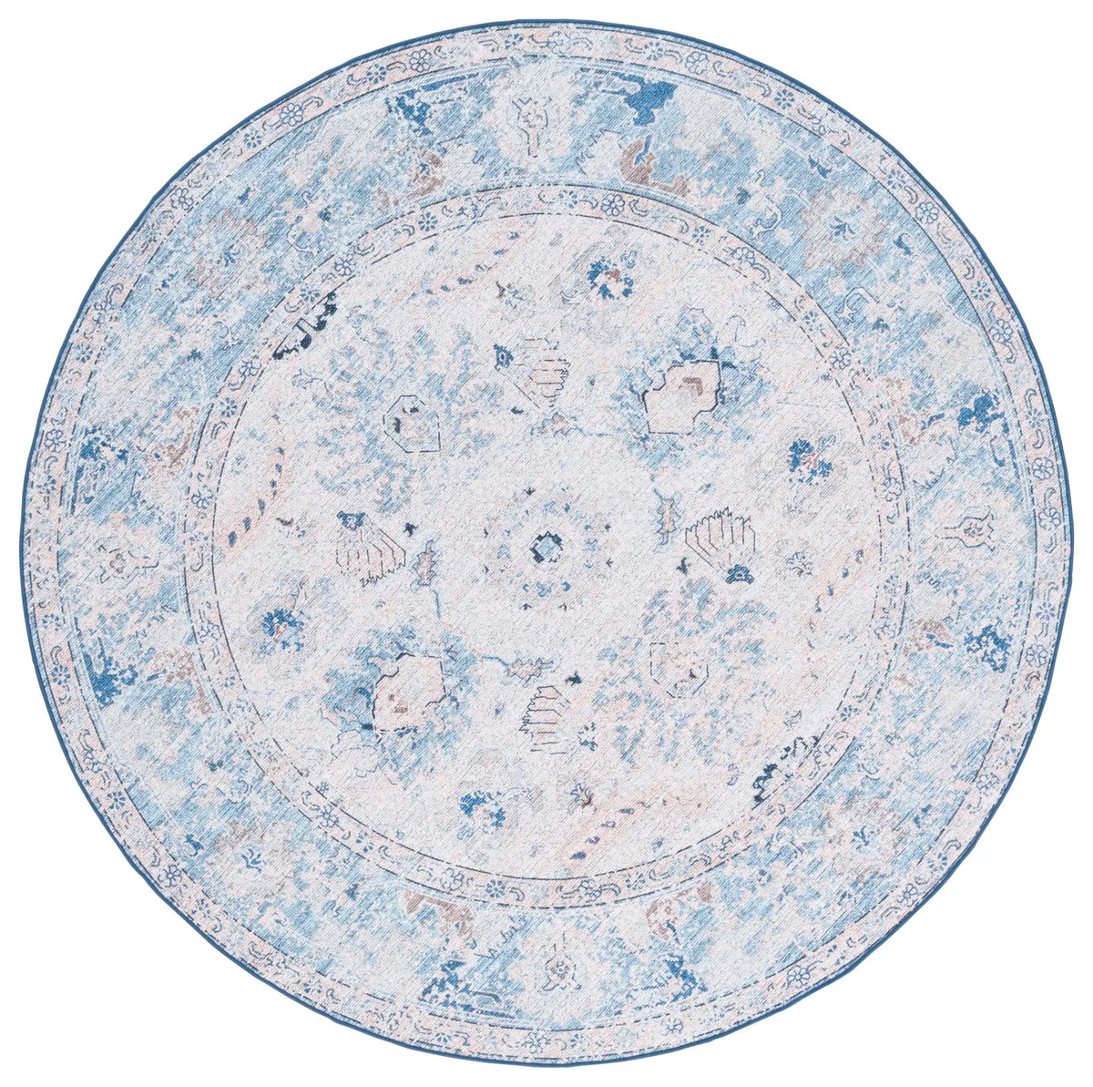 Safavieh Arizona 6'-0" x 6'-0" Rug in Blue / Beige
