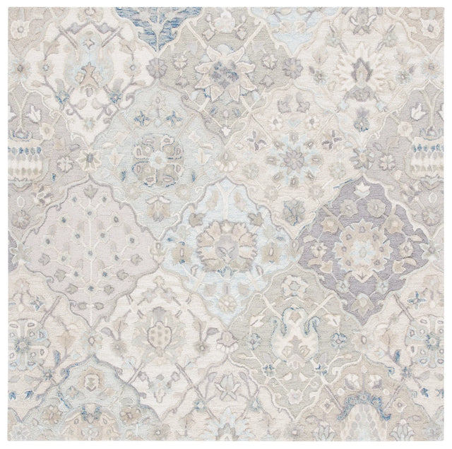 Safavieh Glamour 6'-0" x 6'-0" Rug in Grey / Blue