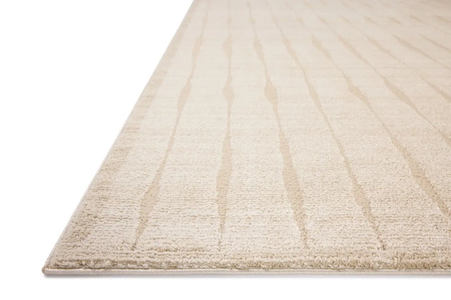 Chris Loves Julia x Loloi Calvin CLV-02 Ivory / Oatmeal Rug - rug corner