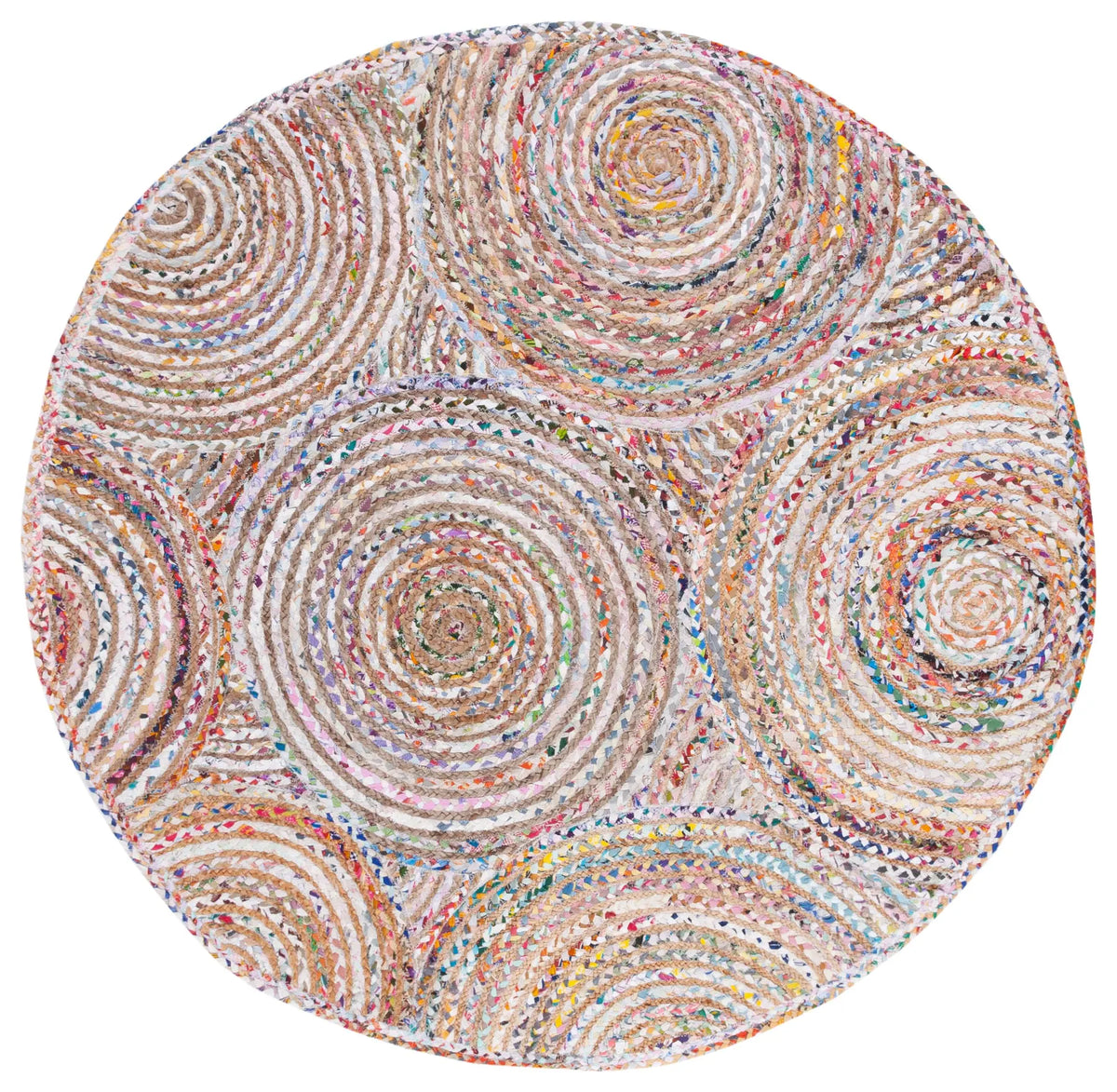 Safavieh Cape Cod 6'-0" x 6'-0" Rug in Beige / Multi