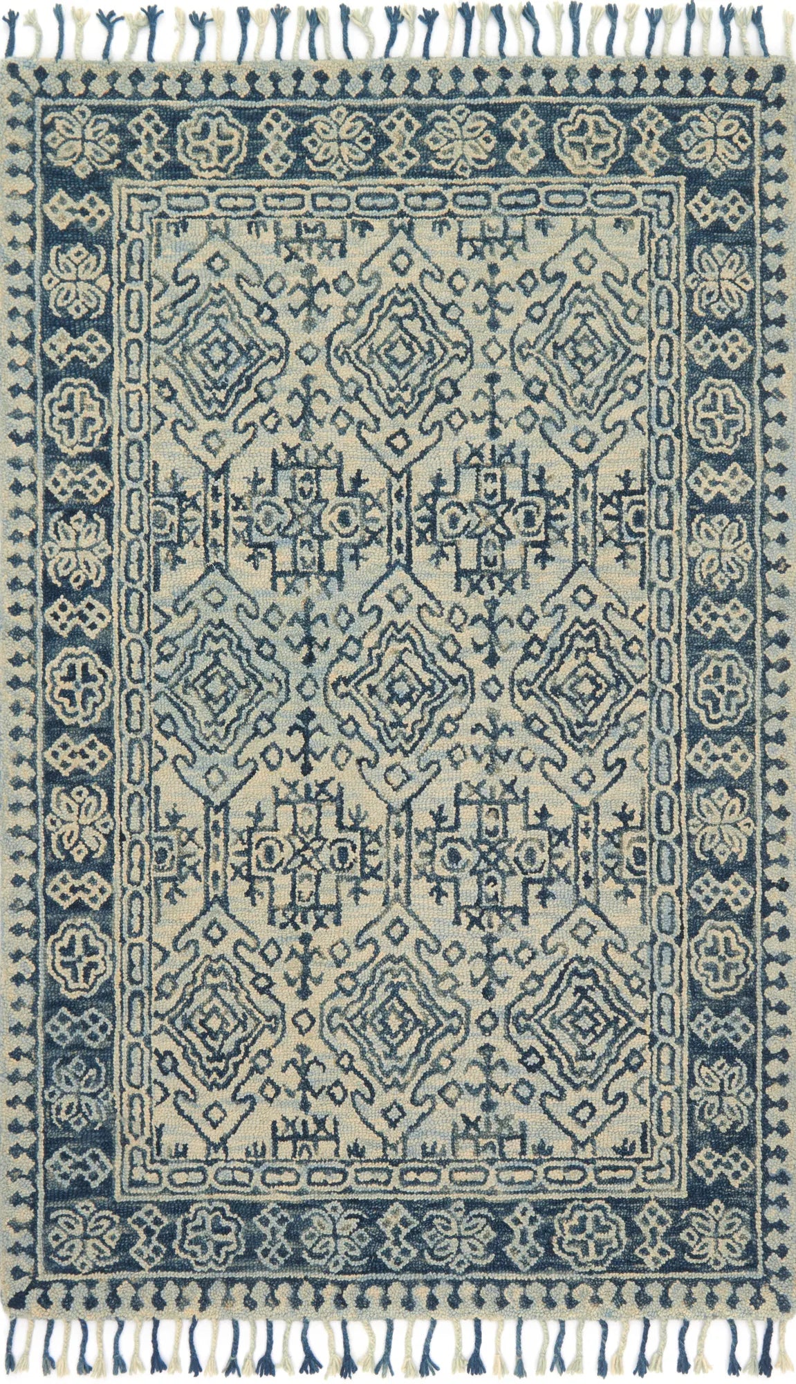 Loloi Zharah Zr-09 Mist / Blue Rugs - main flat
