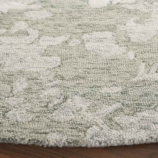 Safavieh Pine 6'-0" x 6'-0" Rug in Sage Green / Ivory