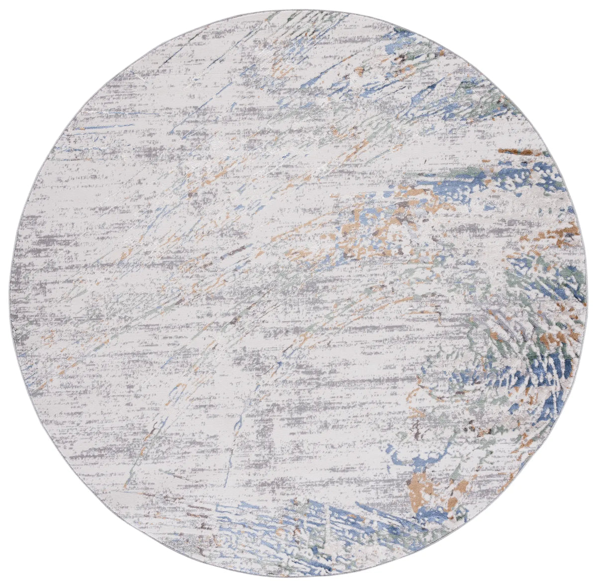 Safavieh Bel Air 6'-7" x 6'-7" Rug in Grey / Turquoise