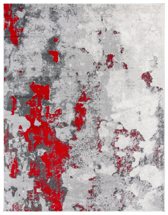 Safavieh Adirondack 10'-0" x 14'-0" Rug in Red / Grey