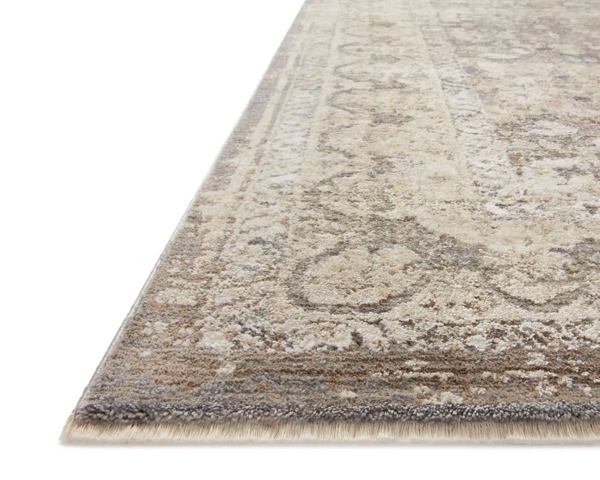 Loloi Sonnet Snn-08 Grey/Sage Rug - rug corner