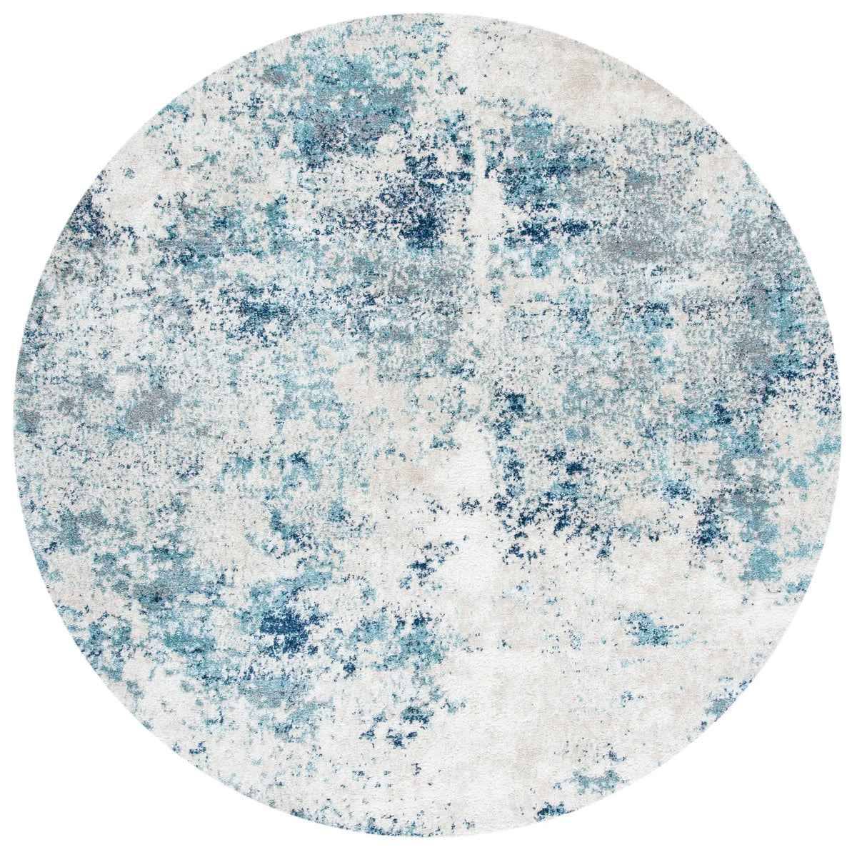 Safavieh Aston 6'-7" x 6'-7" Rug in Ivory / Blue