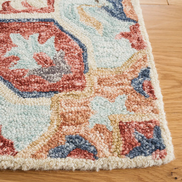 Safavieh Metro 4'-0" x 6'-0" Rug in Beige / Rust