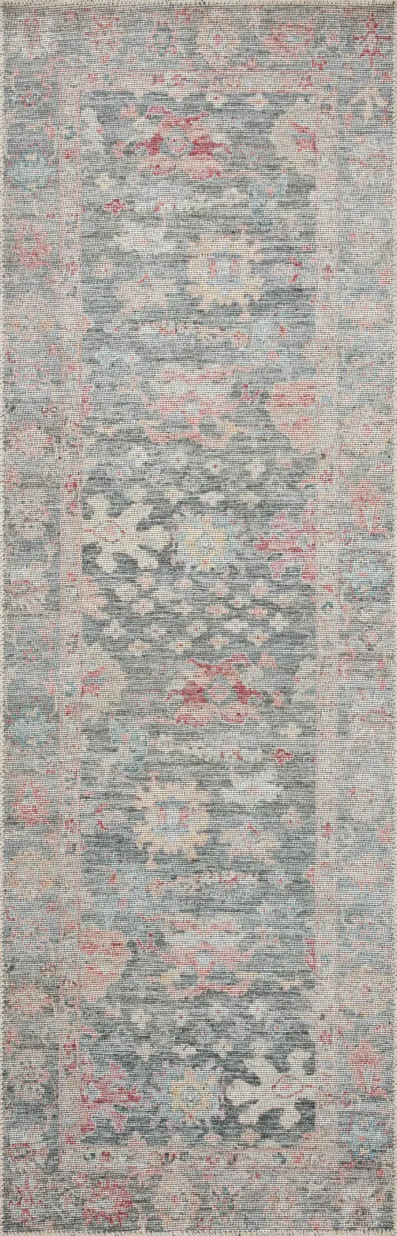 Loloi Elysium Ely-02 Graphite/Multi Rug - runner flat