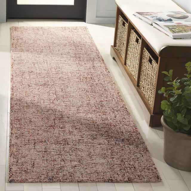 Safavieh Abstract 2'-3" x 8'-0" Rug in Rust / Ivory